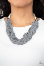 Load image into Gallery viewer, Paparazzi - The Great Outback - Silver Seed Bead Necklace - Klassy Jewelz Boutique