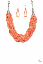 Load image into Gallery viewer, Paparazzi - The Great Outback - Orange Seed Bead Necklace - Klassy Jewelz Boutique