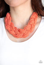 Load image into Gallery viewer, Paparazzi - The Great Outback - Orange Seed Bead Necklace - Klassy Jewelz Boutique