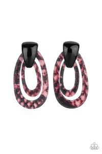 Paparazzi ~ The HAUTE Zone ~ Multi Acrylic Post Earrings