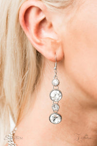 Paparazzi ~ "The Heather" ~ ZI Collection ~ White Rhinestone Necklace Set
