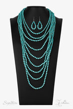 Load image into Gallery viewer, Paparazzi ~ &quot;The Hilary&quot; ~ ZI Collection ~ Turquoise Necklace Set