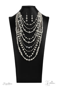 Paparazzi ~ "The LeCricia" ~ Zi Collection ~ White Pearl Necklace Set