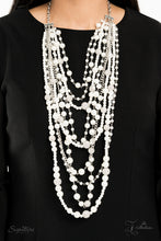 Load image into Gallery viewer, Paparazzi ~ &quot;The LeCricia&quot; ~ Zi Collection ~ White Pearl Necklace Set