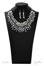 Load image into Gallery viewer, Paparazzi ~ &quot;The Leanne&quot; ~ ZI Signature Series ~ Silver Necklace Set