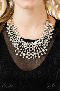 Paparazzi ~ "The Leanne" ~ ZI Signature Series ~ Silver Necklace Set