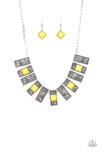 Load image into Gallery viewer, Paparazzi ~ The MANE Contender ~ Yellow Necklace Set