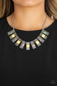 Paparazzi ~ The MANE Contender ~ Yellow Necklace Set