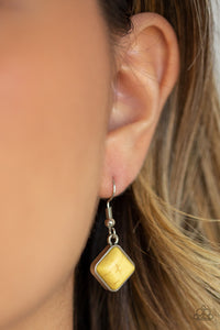 Paparazzi ~ The MANE Contender ~ Yellow Necklace Set