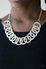 Load image into Gallery viewer, Paparazzi ~ The Main Contender ~ Silver Necklace and Bracelet Set