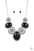Load image into Gallery viewer, Paparazzi ~ The Medallion-aire ~ Black Necklace Set