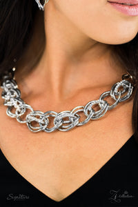 Paparazzi ~ "The Michelle" ~ ZI Signature Series ~ Silver Necklace Set