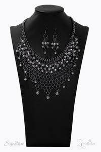 Paparazzi ~ "The Nina" ~ ZI Collection ~ Gunmetal Necklace Set