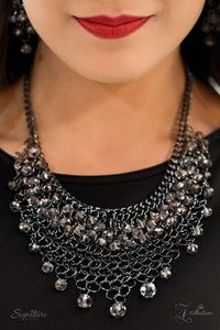 Paparazzi ~ "The Nina" ~ ZI Collection ~ Gunmetal Necklace Set