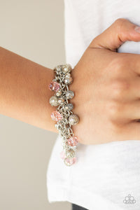 Paparazzi ~ Party Spree ~ Pink Necklace  and Bracelet Set