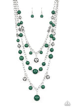 Load image into Gallery viewer, Paparazzi ~ The Partygoer ~ Green Necklace Set