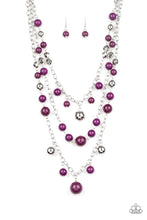 Load image into Gallery viewer, Paparazzi ~ The Partygoer ~ Purple Necklace Set