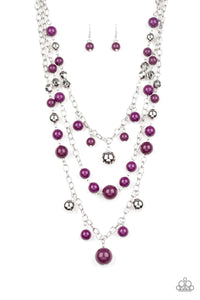 Paparazzi ~ The Partygoer ~ Purple Necklace Set