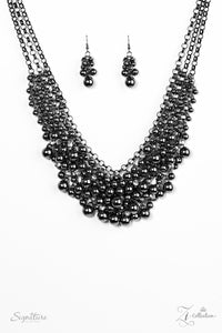 Paparazzi ~ "The Rachael" ~ ZI Collection ~ Gunmetal Necklace Set
