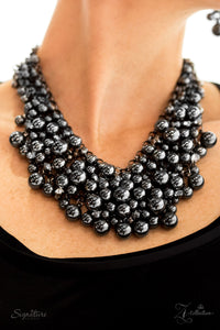 Paparazzi ~ "The Rachael" ~ ZI Collection ~ Gunmetal Necklace Set