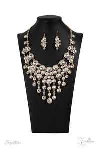 Paparazzi ~ "The Rosa" ~ ZI Collection ~ Gold Necklace Set