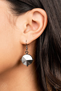 Paparazzi ~ Magnificent Musings ~ Fashion Fix Complete Trend Blend ~ Black Gunmetal Necklace Set