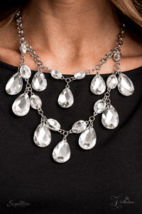 Paparazzi ~ "The Sarah" ~ ZI Collection ~ White Necklace Set