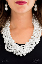 Load image into Gallery viewer, Paparazzi ~ &quot;The Stevie&quot; ~ ZI Collection ~ White Pearl Necklace Set