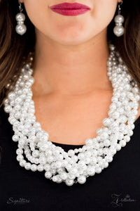 Paparazzi ~ "The Stevie" ~ ZI Collection ~ White Pearl Necklace Set