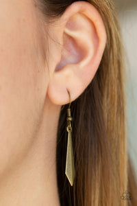 Paparazzi ~ The Thrill-Seeker ~ Brass Necklace Set