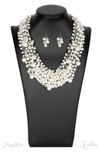 Paparazzi ~ "The Tracey" ~ ZI Collection ~ White Pearl Necklace Set