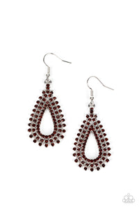 Paparazzi ~ The Works ~ Brown Earrings