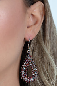 Paparazzi ~ The Works ~ Brown Earrings