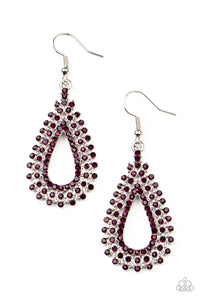 Paparazzi ~ The Works ~ Purple Earrings