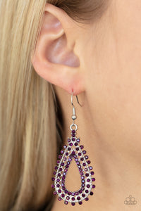 Paparazzi ~ The Works ~ Purple Earrings
