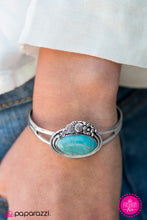 Load image into Gallery viewer, Paparazzi ~ These Boots Are Made For Walkin ~ Blue Cuff Bracelet (Fashion Fix Exclusive)