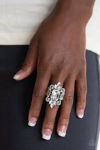 Load image into Gallery viewer, Paparazzi ~ Things That Go Boom! ~ White Ring with Stretchy Band