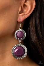 Load image into Gallery viewer, Paparazzi ~ Thrift Shop Stop ~ Purple Earrings
