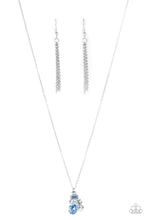 Load image into Gallery viewer, Paparazzi ~ Time To Be Timeless ~ Blue Pendant Necklace Set