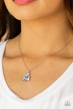 Load image into Gallery viewer, Paparazzi ~ Time To Be Timeless ~ Blue Pendant Necklace Set