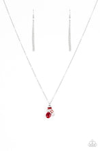 Load image into Gallery viewer, Paparazzi ~ Time To Be Timeless ~ Red Pendant Necklace Set