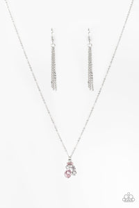 Paparazzi ~ Time To Be Timeless ~ Red Pendant Necklace Set