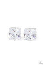 Load image into Gallery viewer, Paparazzi ~ Times Square Timeless ~ White Post Earrings