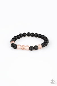Paparazzi ~ Tone Down ~ Copper Urban Bracelet