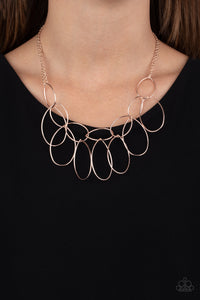 Paparazzi ~ Top-TEAR Fashion ~ Rose Gold Necklace Set