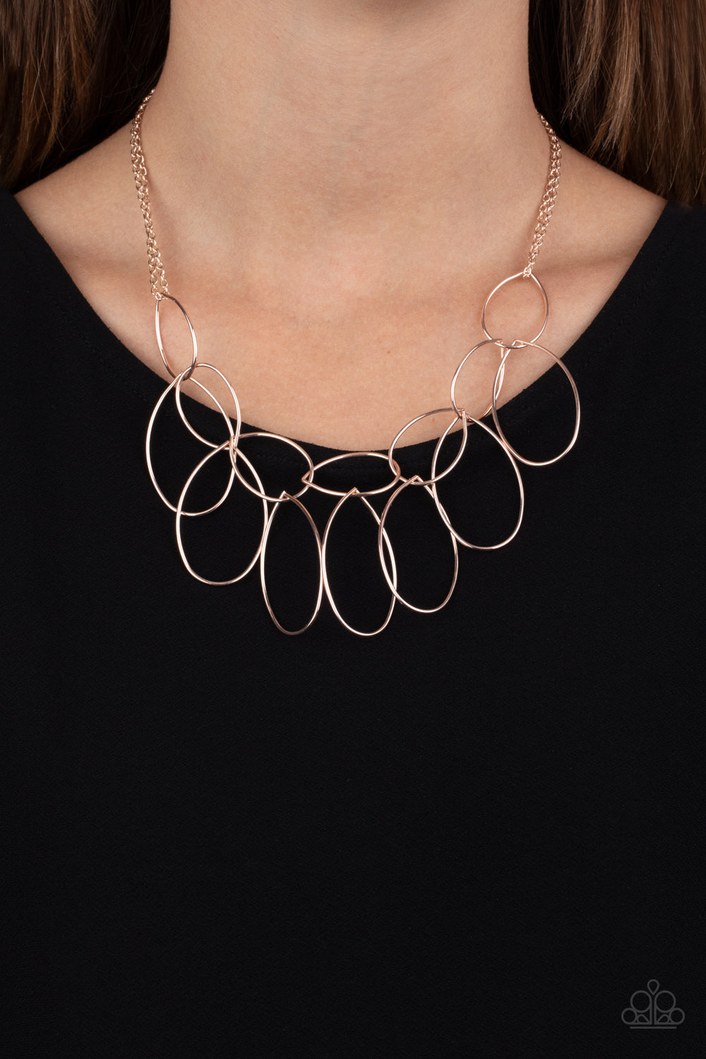 Paparazzi ~ Top-TEAR Fashion ~ Rose Gold Necklace Set
