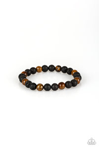 Paparazzi ~ Top Ten Zen ~ Brown Urban Bracelet
