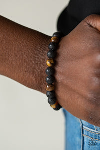 Paparazzi ~ Top Ten Zen ~ Brown Urban Bracelet