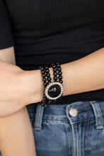 Load image into Gallery viewer, Paparazzi ~ Top Tier Twinkle ~ Black Bracelet