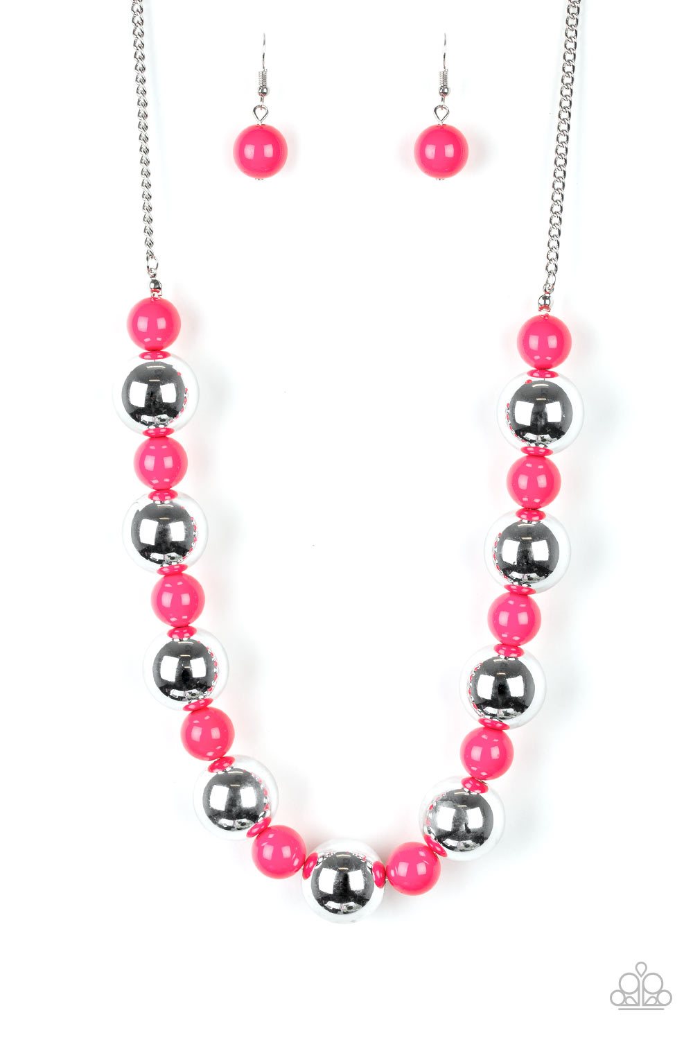 Paparazzi - Top Pop - Brown  Bead Necklace - Klassy Jewelz Boutique